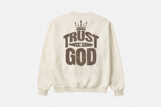 Sweatshirt s/ capuz Trust in God
