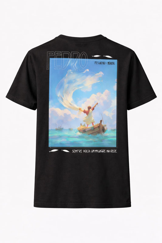 T-shirt Pescador de Homens